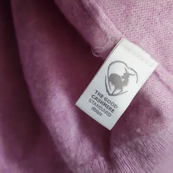 J. Crew Cashmere Women's Lilac Crewneck Sweater - Picture 4 of 4